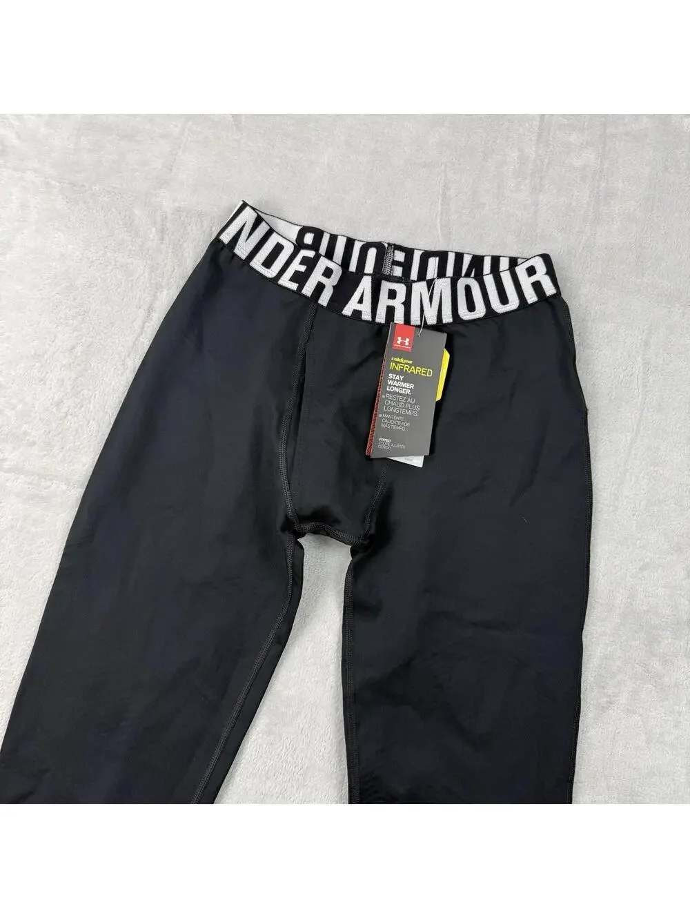NWT Under Armour INFRARED Compression Pants Men S Fitted Coldgear Warm Sporty - Picture 1 of 10